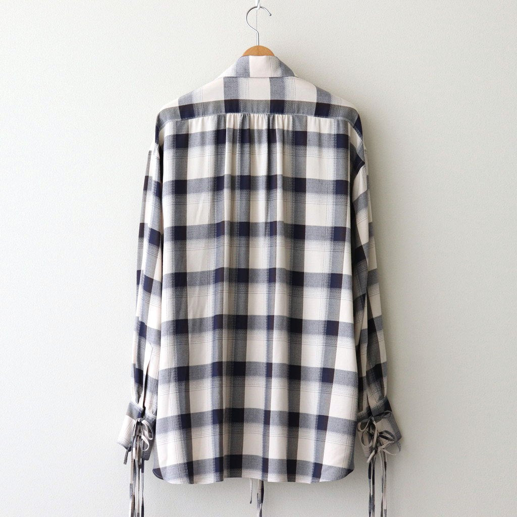 OMBRE CORDED SHIRT #NAVY OMBRE [25880503]