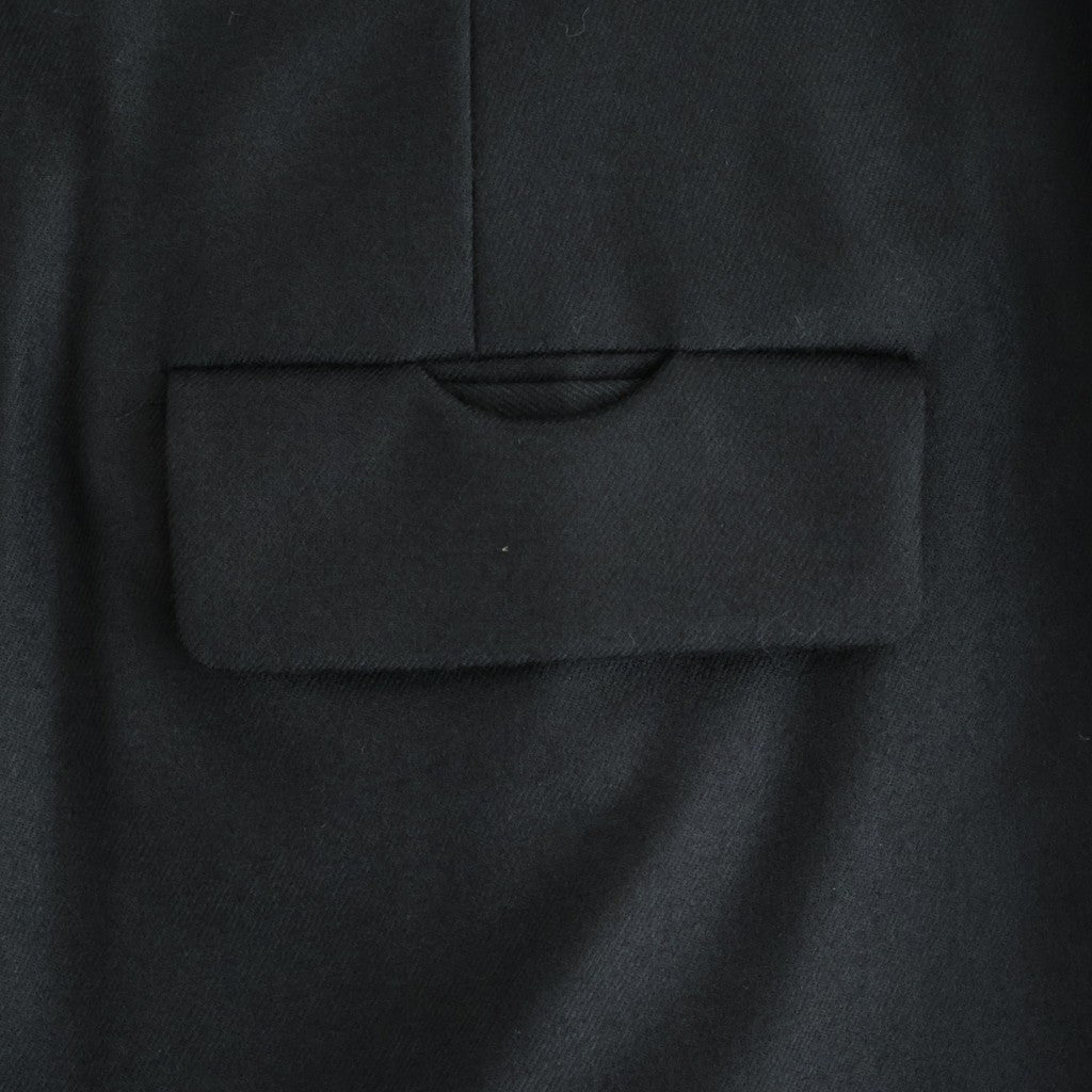 よそいきシンプル2タックワイドPT #BLACK [D226-P153]