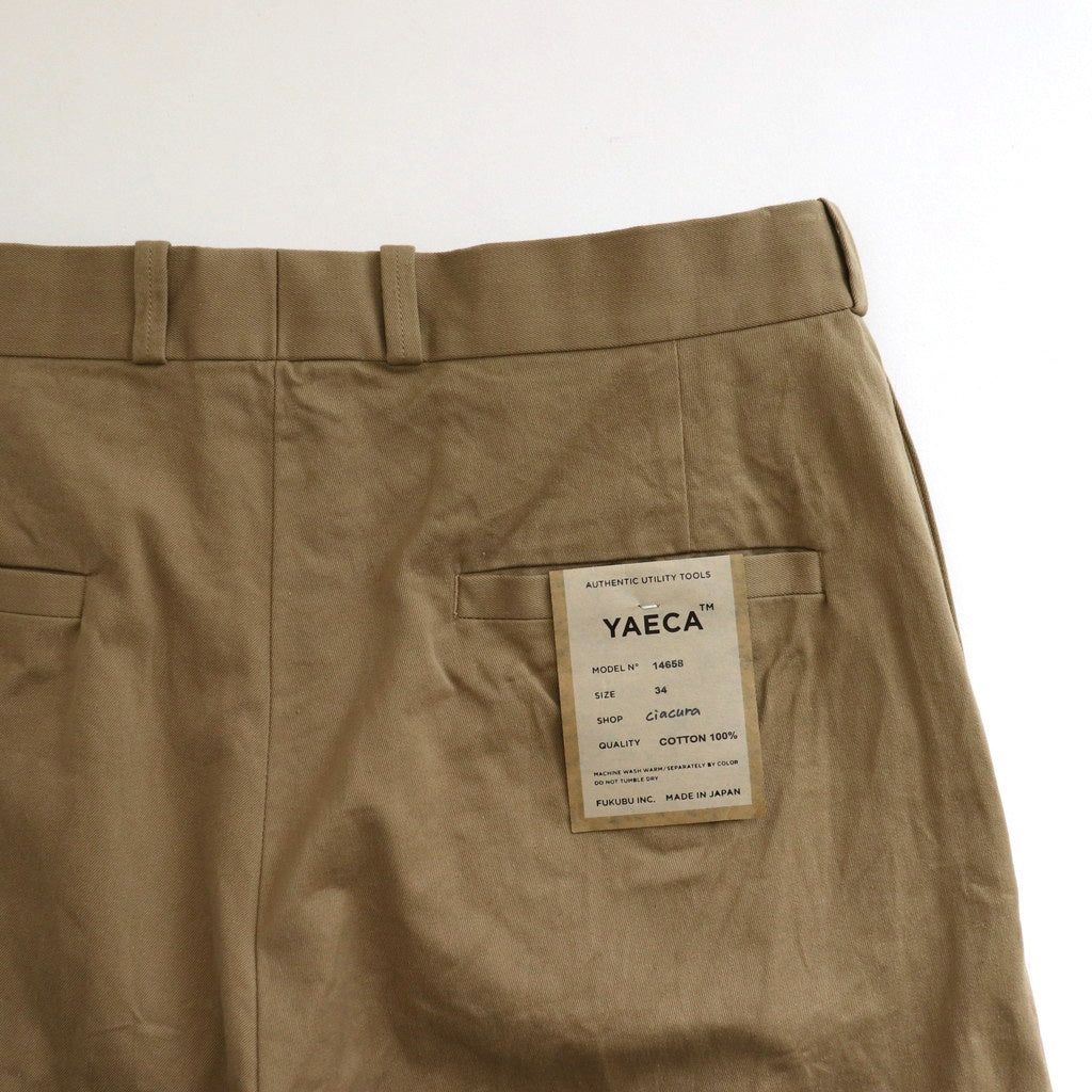 CHINO CLOTH PANTS STRAIGHT #khaki [14658] - ciacura 三重県四日市市