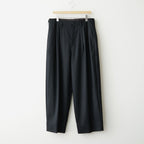よそいきシンプル2タックワイドPT #BLACK [D226-P153]