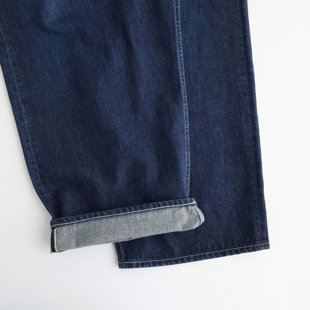 Selvage Denim Two Tuck Pants #INDIGO DARK FADE [GU263-40061DB]