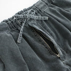 Corduroy 1Pleated Easy Trousers #Black [YK26FW01339P]