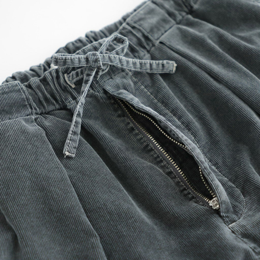 Corduroy 1Pleated Easy Trousers #Black [YK26FW01339P]