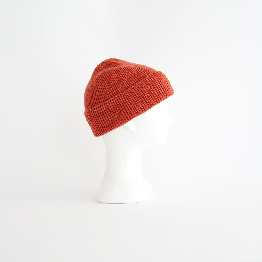 WASHABLE MERINO SEAMLESS BEANIE #TERRACOTTA [R5140-AW25]