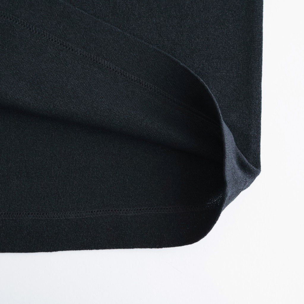 Washi Open Collar S/S Shirt #BLACK [2601-017]