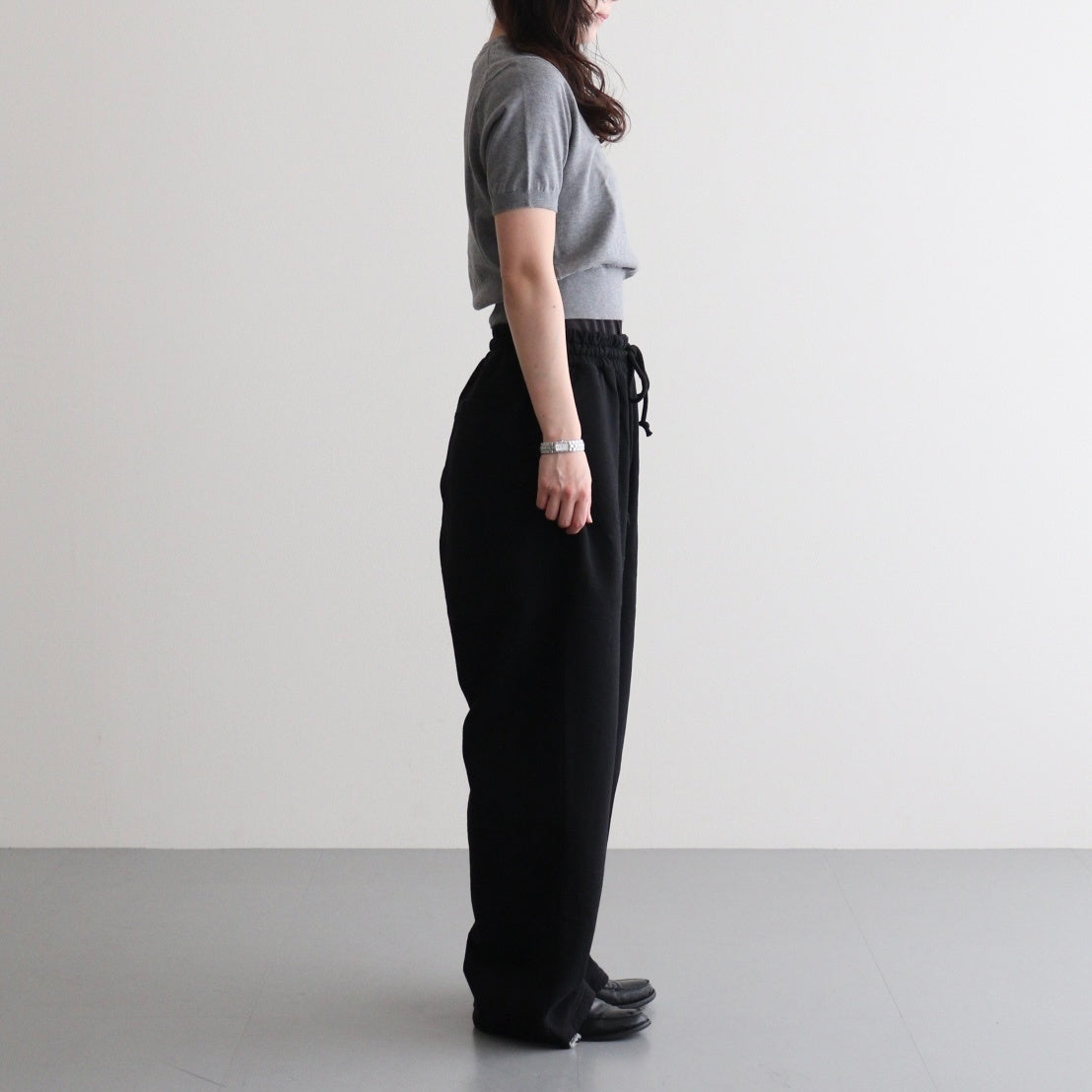 Cotton 14G Short Sleeve #GREY [I26SS-K5]