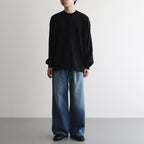 綿天竺 セーター #BLACK [HO-N001-051]