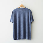 Velour Border T-Shirt #BLUE [I26SS-CUT14]