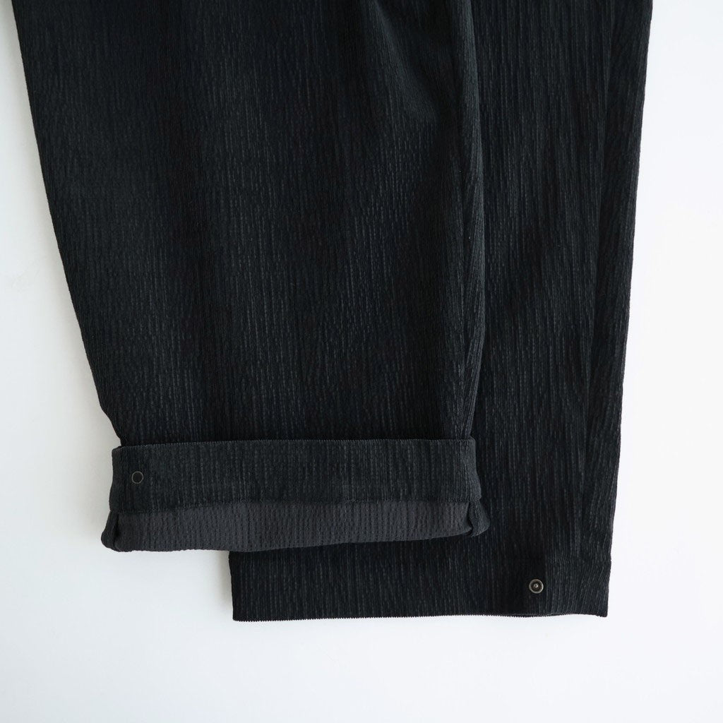 バークコーデュロイヘムタックPT #BLACK [D226-P232]