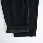 バークコーデュロイヘムタックPT #BLACK [D226-P232]
