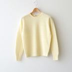 BABY SURI ALPACA SHEER KNIT P/O #ECRU [A26AP05AK]