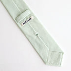 WASHED FINX TWILL TIE #LIGHT KHAKI [A25AT06TN]