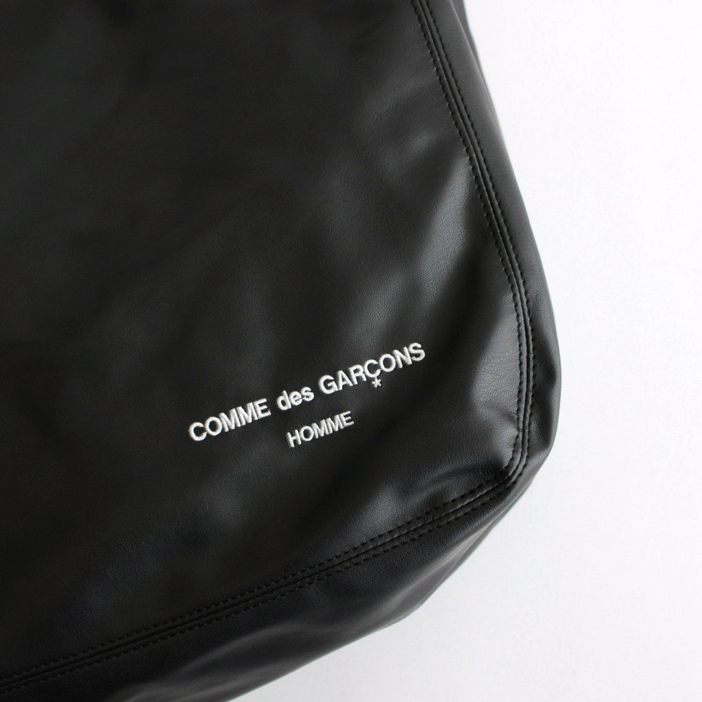 エコレザーショルダーバッグ #BLACK [HN-K204-051]