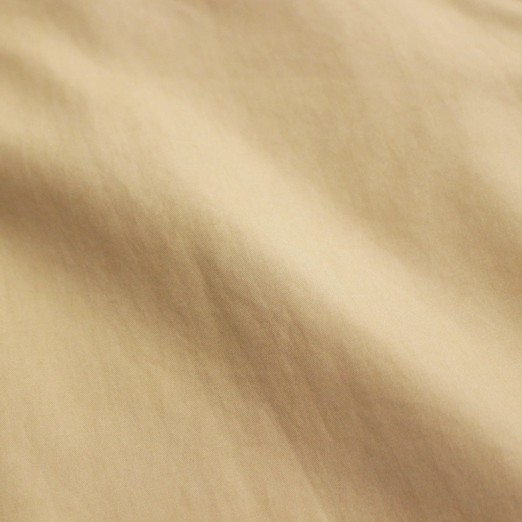 WASHED FINX TWILL SHIRT #LIGHT BROWN [A24SS01TN]