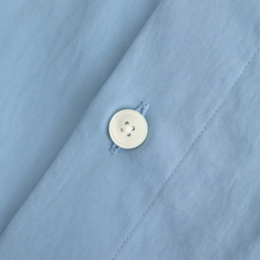 WASHED FINX TWILL BIG SHIRT #BLUE [A25SS02TN]