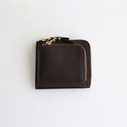 L-shaped ZIP wallet - OUTSIDE POCKET #BROWN [8Z-X031-051]