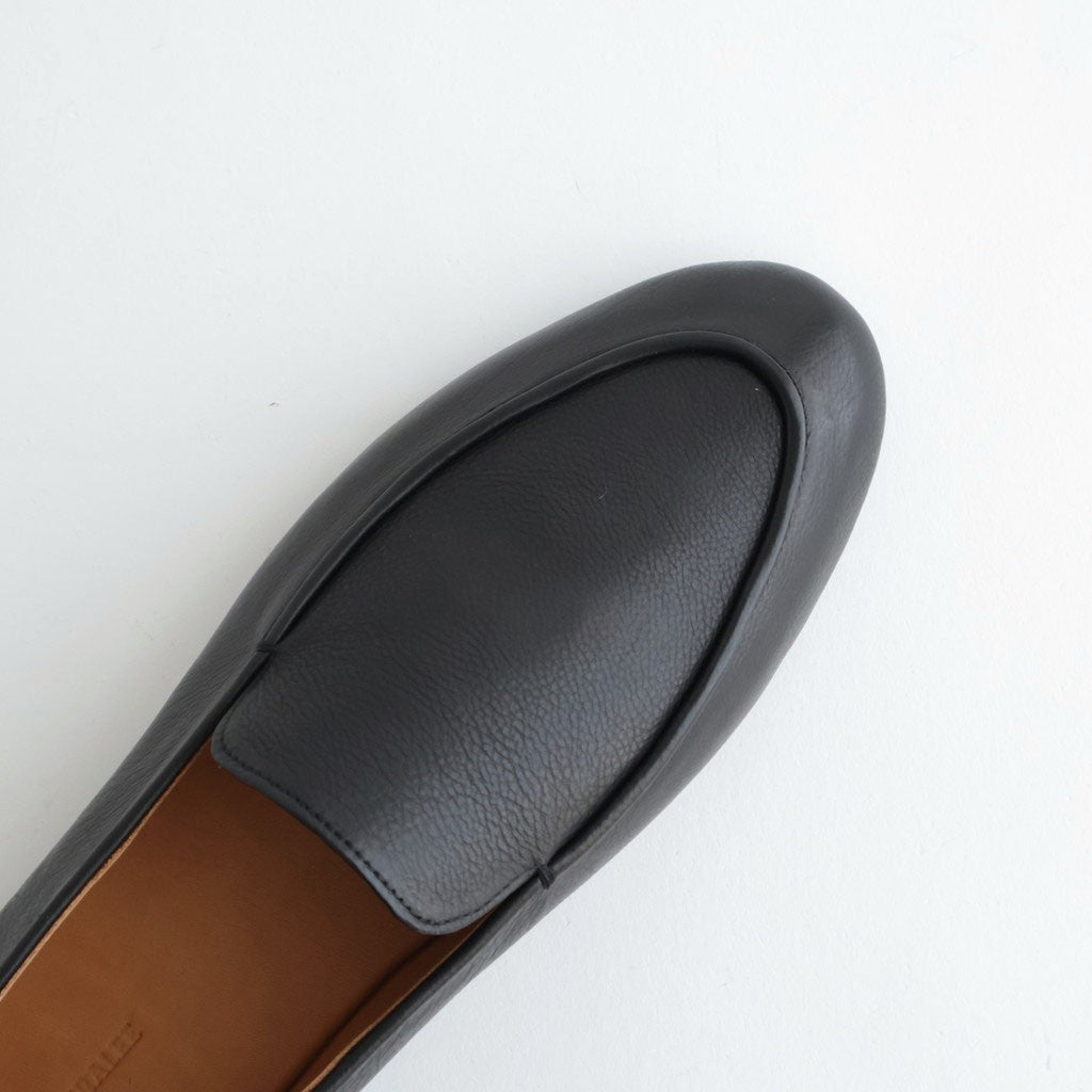 SOFT LEATHER LOAFERS #BLACK [A26AS05QD]
