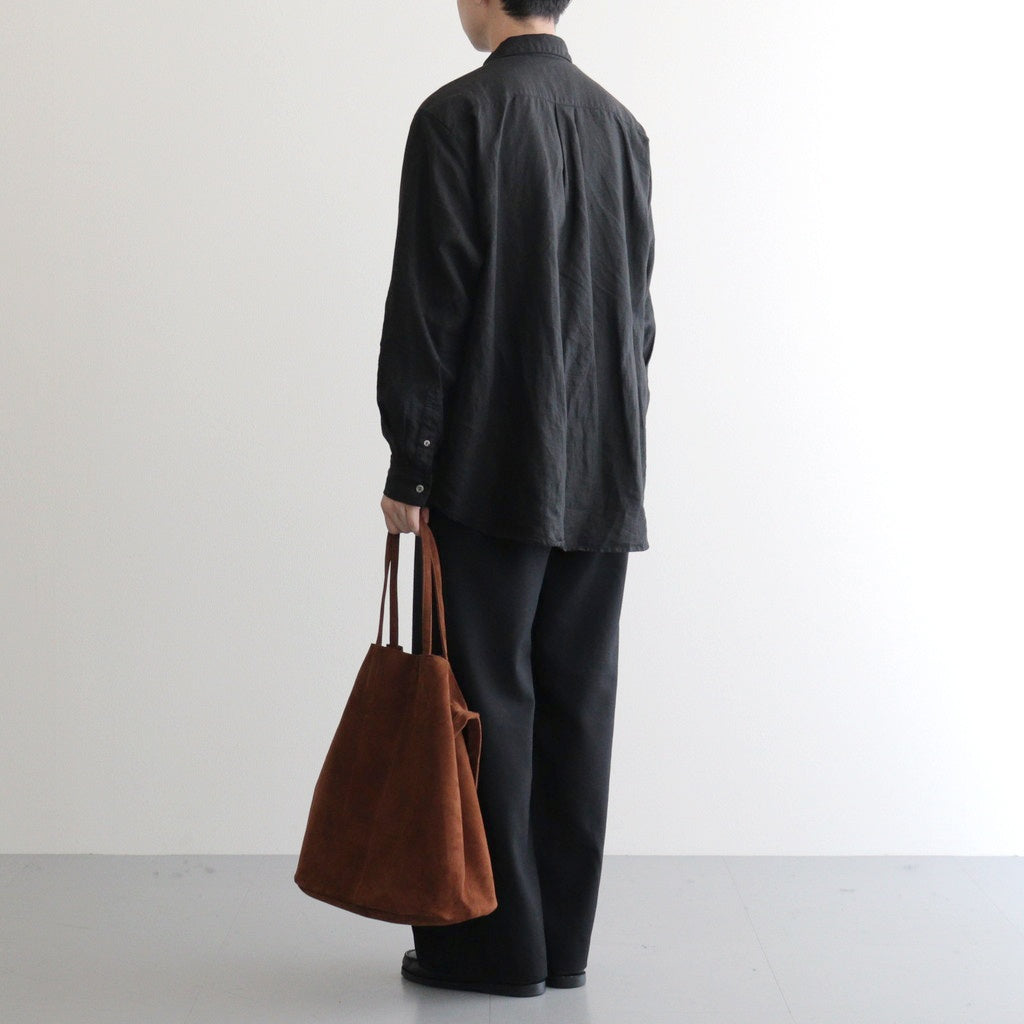 3WAY LARGE TOTE （OIL SUEDE） #BROWN [L-1]