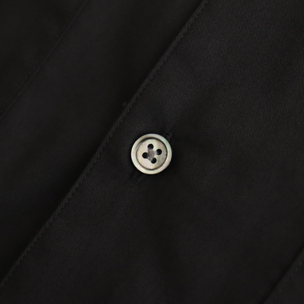 Solotex Twill S/S Oversized Box Shirt #BLACK [GM251-50323B]