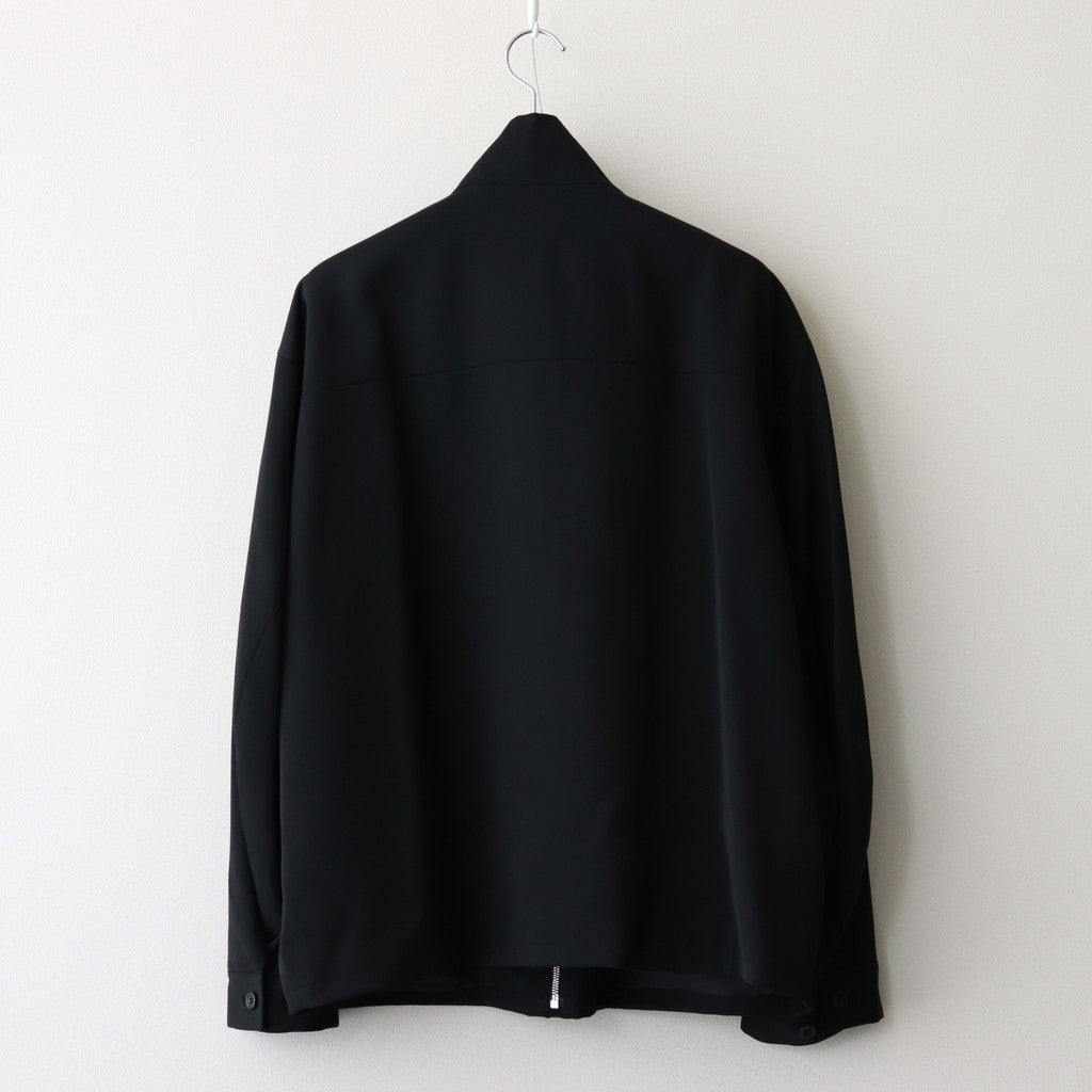 Light Doeskin Stand Collar Jacket #BLACK [GM243-30062] - ciacura