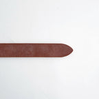 REVERSIBLE BUCKLE BELT #NATURAL BROWN [A26AB10RP]
