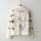 Embroidery Patchwork Shirts #ECRU [12610428]