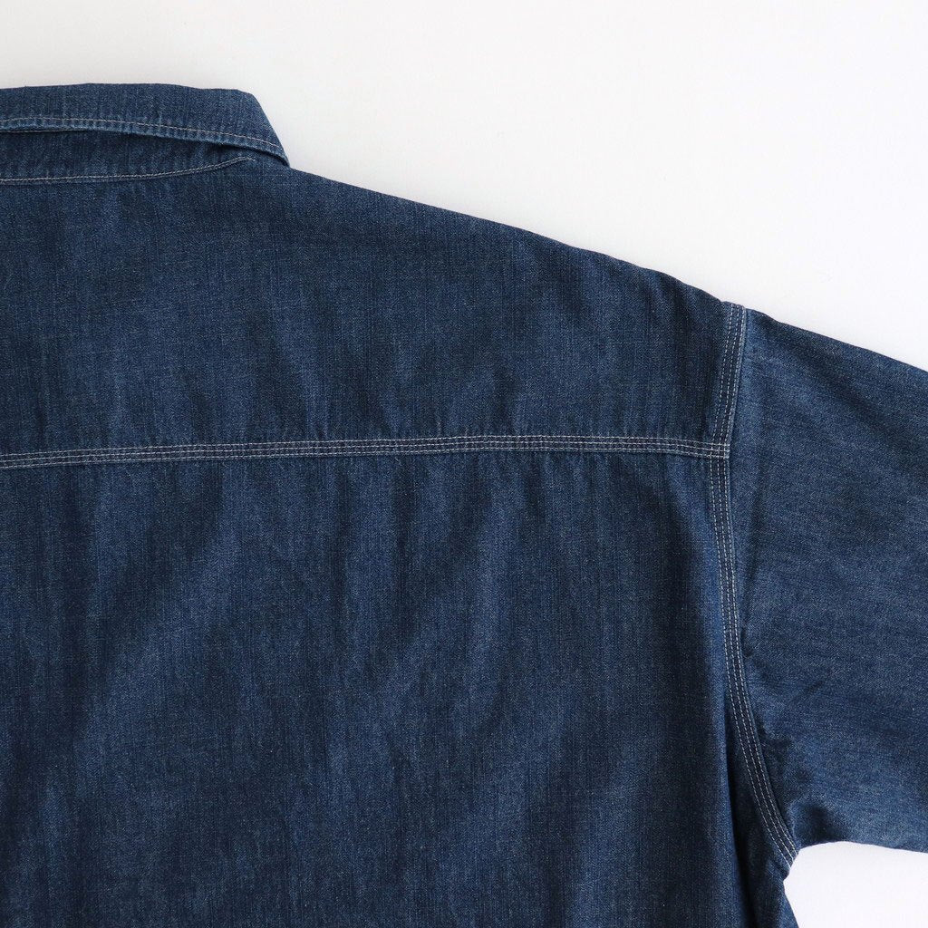LIGHT DENIM S/S SHIRT #DARK FADE [FSC252-50046]