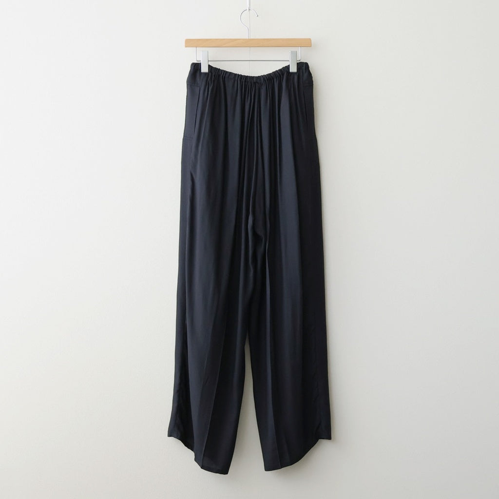 Modal Front Flat 1pleated Easy Trousers #DARK NAVY [YK26SS01216P