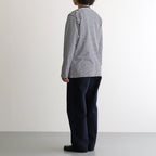 chino tuck straight #navy [15635]