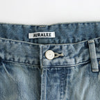 FADED SELVEDGE LIGHT DENIM WIDE PANTS #LIGHT INDIGO [A26SP03DE]