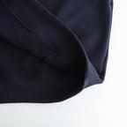 AZUMA Terry Pullover Polo Sweat #NAVY [GU261-70243B]