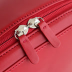 LEATHER SHOULDER BAG MADE BY AETA #RED [A25AB03AE]