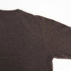 EXTRA FINE WOOL KNIT CREW NECK LS #MOCHA [ST.1634]