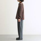 Fleece Pants #MD.GREY×NAVY [I26AW-BC3]