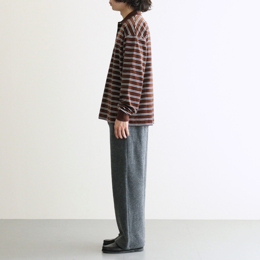 Fleece Pants #MD.GREY×NAVY [I26AW-BC3]
