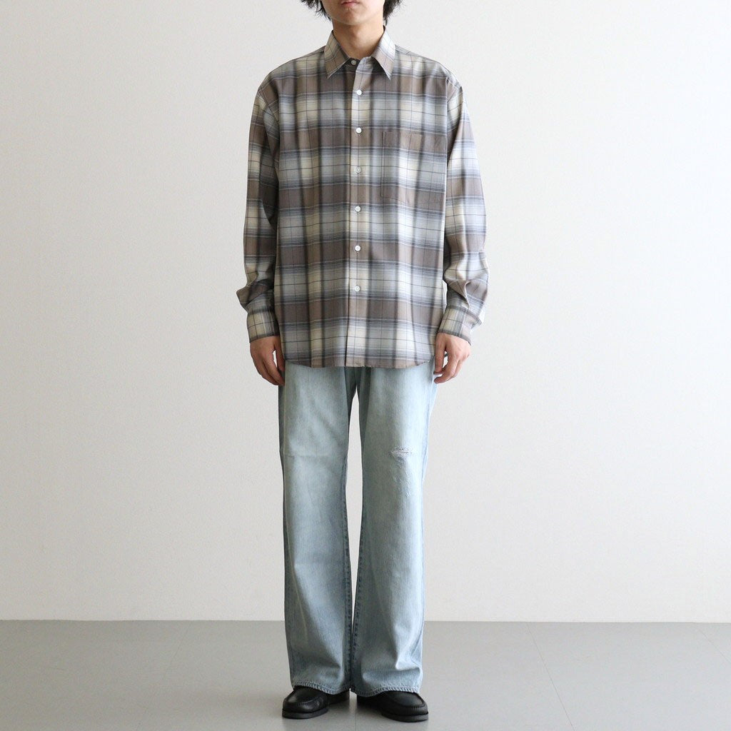 FADED SELVEDGE LIGHT DENIM PANTS #LIGHT INDIGO [A26SP05DE]