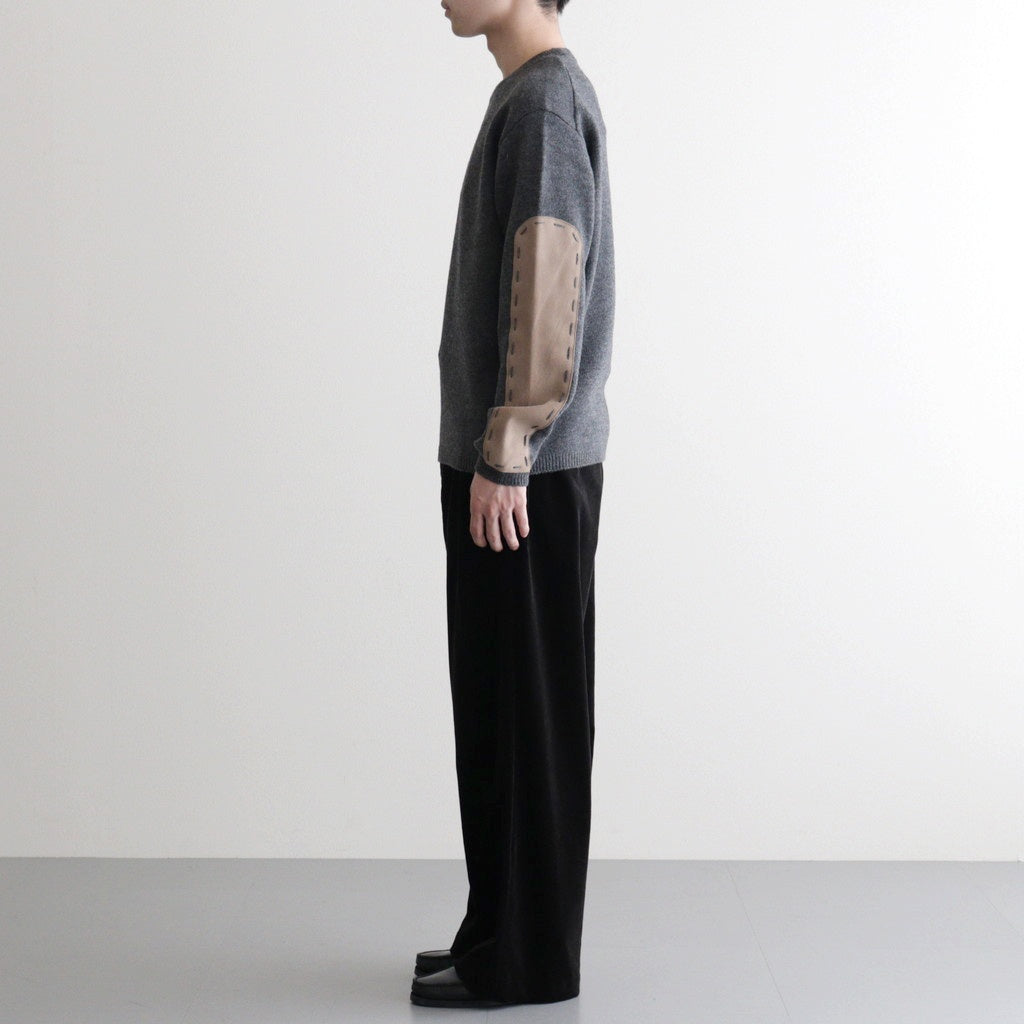 Suvin Corduroy Wide Straight Trousers #BLACK [GU253-40366]