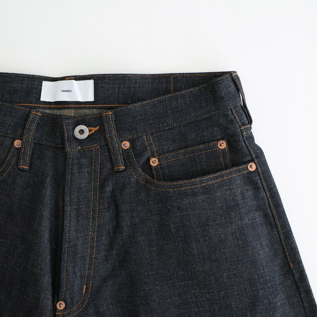 MODERN DENIM PANTS WIDE CUT #RIGID INDIGO [MODERN002]