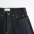 MODERN DENIM PANTS WIDE CUT #RIGID INDIGO [MODERN002]