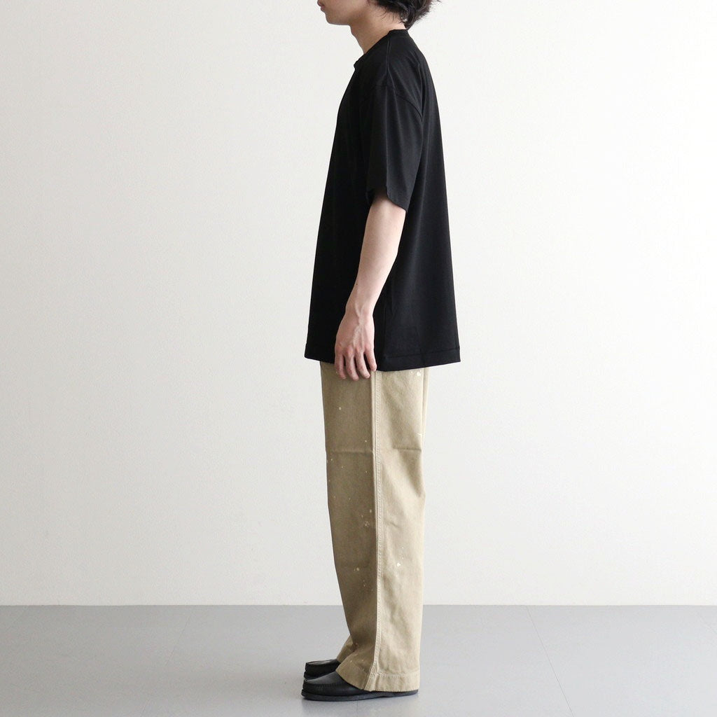 SUVIN60/2 OVERSIZED T-SHIRT #BLACK [KKAGLW0015]