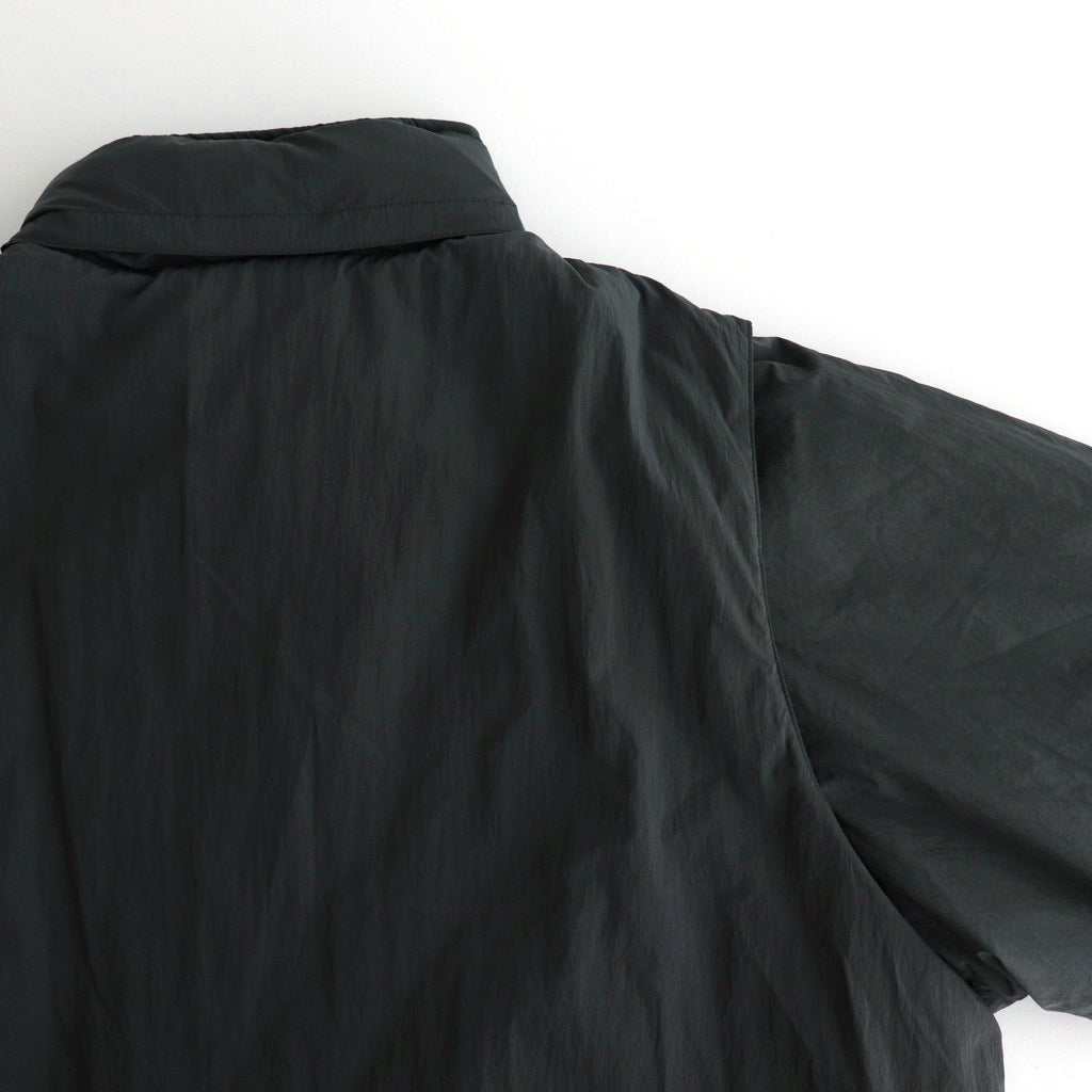 DETACHABLE MILYTARY BLOUSON #CHARCOAL [YK24FW0767B]