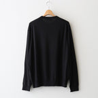 SMOOTH SUVIN HENRYNECK SWEATER #BLACK [KRAGLA0100]