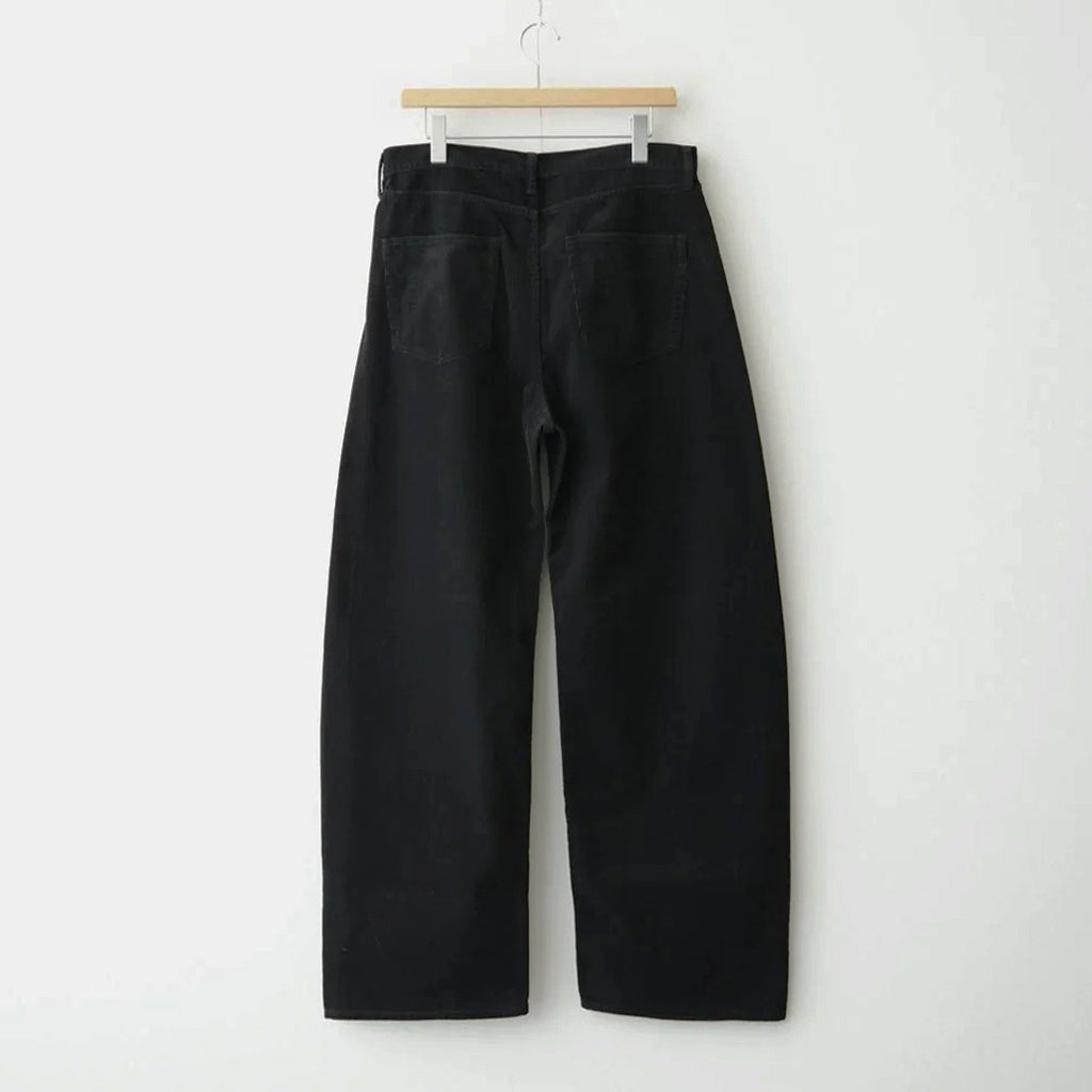 VINTAGE CORDUROY ROUND PANTS #BLACK [ST.1573]