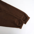 PURE SILK COMFORT FLEECE HALF ZIP P/O #BROWN [A25AP02SF]