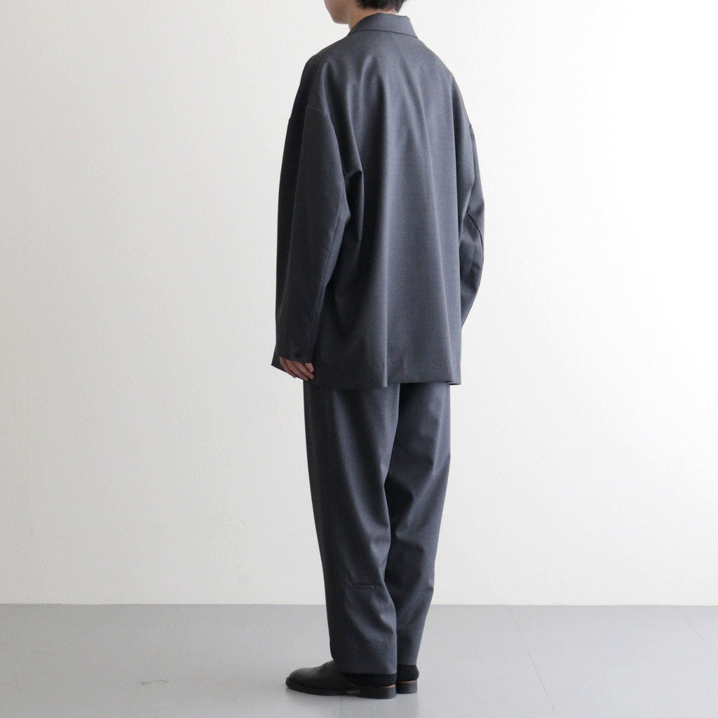 よそいきイージースラックス #CHARCOAL GRAY [D126-P112]