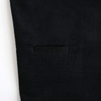 モールスキンシンプル2タックワイドPT #BLACK [D225-P653]