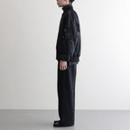 綿ナイロンダブルツイルブルゾン #BLACK [HP-J003-051]