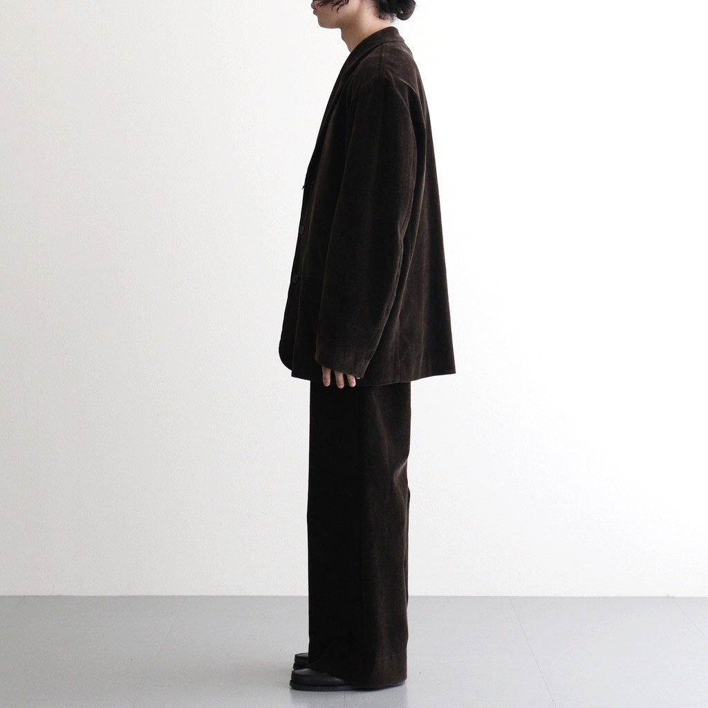 Cotton & Rayon Corduroy Pants #Dark Brown [OFH011PT11]