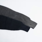 BATONER ウール梳毛片畔 ブリーチ加工 セーター #NAVY [HR-N001-051]