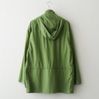 SUPER FINE COTTON LAWN HOODED BLOUSON #DUSTY GREEN [A26SB01CL]